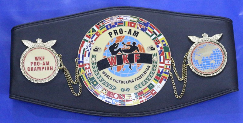 WKF PRO-AM Europa titel belt