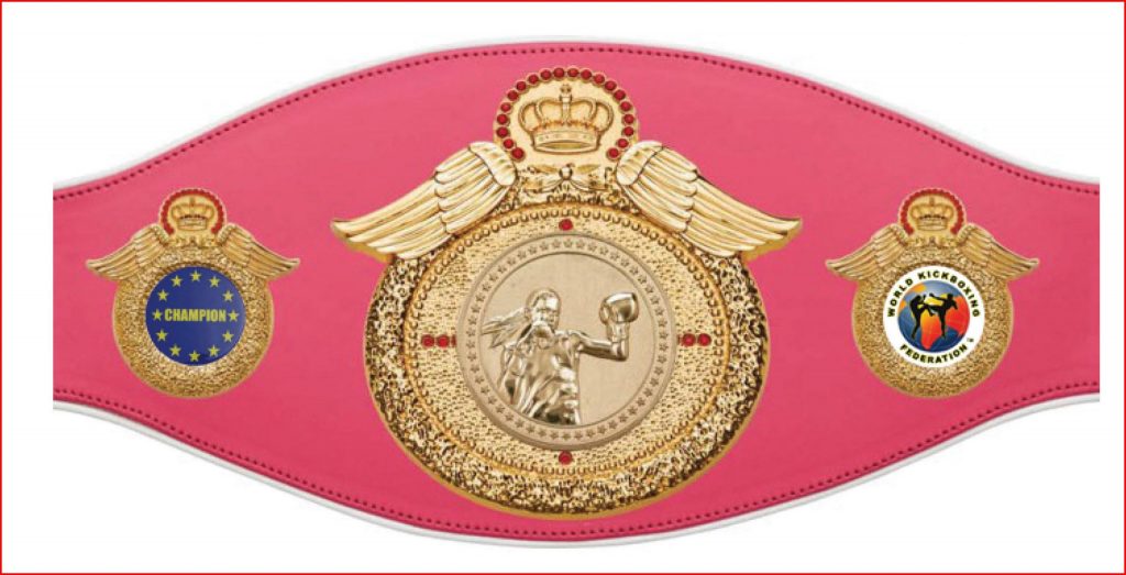 WKF Ladies European Champion Belt